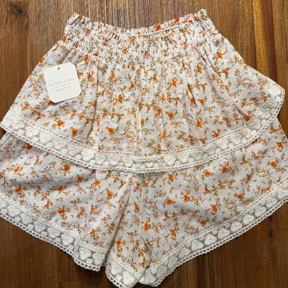 Floral skort